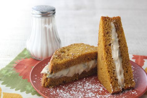 Pumpkin Bread Sandwich With A Pumpkin Seed And Cream Cheese Filling.  Of course, the Pumpkin Bread is delicious on its own too. Pumpkin Bread Sandwich, Pumpkin Cream Cheese Bread, Cream Cheese Sandwiches, Cheese Sandwich Recipes, Sweetened Whipped Cream, Finger Sandwiches, Pumpkin Cream Cheeses, Tea Sandwiches, Cream Cheese Filling