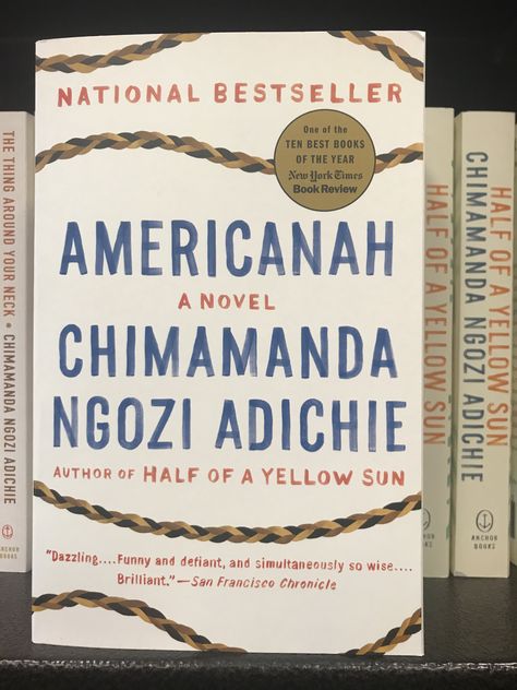 Americanah Book, Favorite Childhood Books, Chimamanda Ngozi Adichie, American Story, Woman Authors, Book Smart, Childhood Books, Story Setting, Book Photography