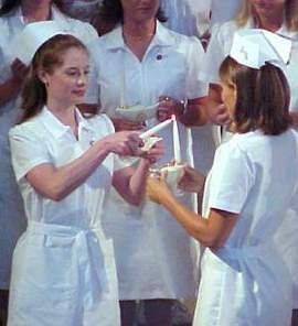 Pinning/Candle ceremony at Samford University School of Nursing, USA 2005. Nursing Capping And Pinning, Nursing Pinning Ceremony, Candle Ceremony, Pinning Ceremony Nurse, Samford University, School Of Nursing, Pinning Ceremony, Ceremony Candles, Nursing Pins