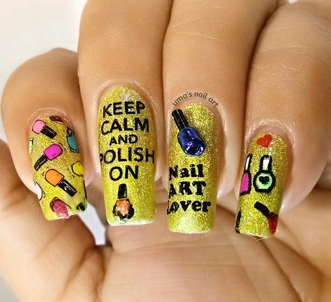 Lohri Special Nail Art, Navratri Special Nail Art Designs, Nail Art Line, Classy Nail Art Ideas, Nail Art Practice, Nail Art Idea, Nail Pics, Classy Nail Art, Beauty Hacks Nails