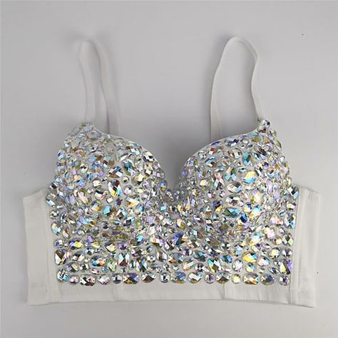 Sling Top, Seductive Style, Bra Materials, Sparkle Top, Rhinestone Top, Pearl Jewels, Performance Wear, Summer Patterns, Bustiers