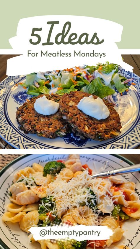 Meatless Monday Recipes - The Empty Pantry Meatless Monday Healthy, Spicy Broccoli, Broccoli Pasta Recipe, Monday Recipes, Pesto Tortellini, Vegetarian Italian, Bean Cakes, Meatless Monday Recipes, Healthy Low Carb