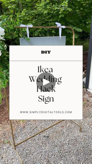 2.5M views · 2.7K reactions | The DIY wedding Ikea clothing rack hack is definitely a doable DIY project!

I used Ikea clothing racks to display our engagement and family photos to add to the wedding decor. I will make a total of 6 of them that our wedding guest can view as they enter our backyard wedding. This is also a great way to display your welcome sign or your seating chart and it wasn’t even that hard. 

If you’re new here, my name is Taneisha and I’m a 2024 bride getting married in my backyard.  I’m sharing all my DIY projects, backyard renovations, and planning resources. 

After assembling the racks, I spray painted them gold. From there I attached a small foam block to the corner of the rack and decorated it with greenery and flowers. I printed our engagement photos from Walgre Diy Wedding Entryway, Ikea Welcome Sign Wedding, Diy Foam Board Sign, Ikea Rack Wedding Sign, Ikea Wedding Sign, Ikea Clothing Rack Wedding Sign, Diy Welcome Sign Wedding, Ikea Clothing Rack, Wedding Ikea