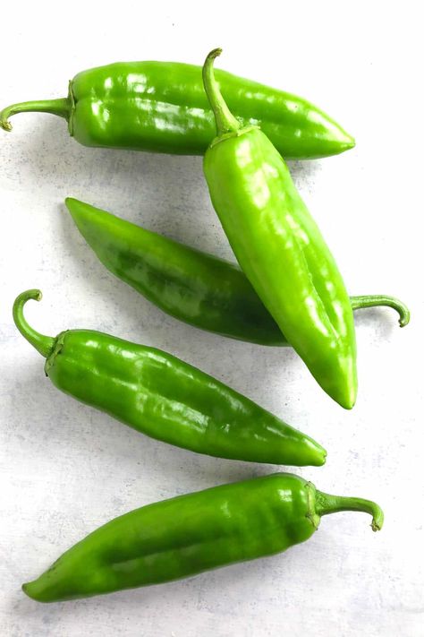 New Mex Big Jim Chili Peppers Hatch Chili Peppers, Hatch Chile Salsa, Shishito Pepper Recipe, Types Of Chili Peppers, Chile Salsa, Hatch Chiles, Chili Pepper Recipes, Hatch Chili, Easy Salsa Recipe