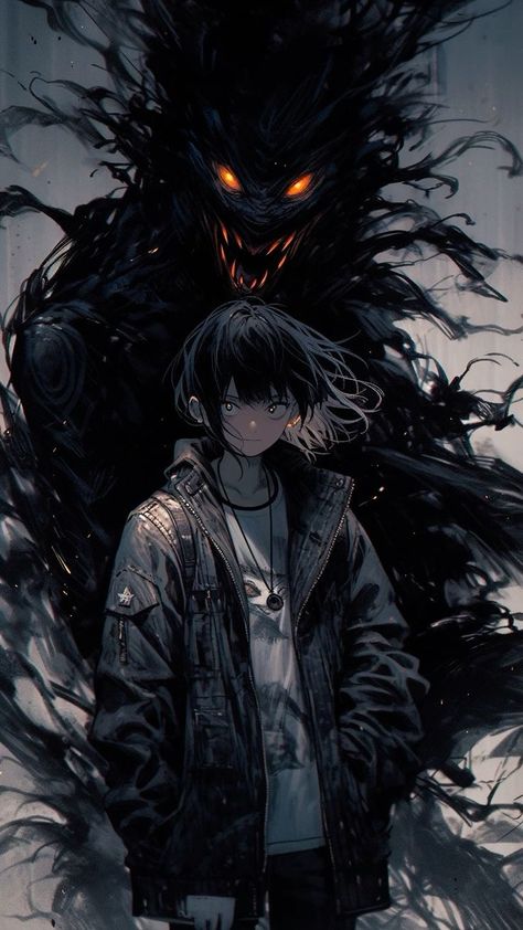 Anime Show, Cool Anime Backgrounds, Japon Illustration, Dark Anime Guys, Dark Art Illustrations, Anime Shadow, Cool Anime Wallpapers, Anime Artwork Wallpaper, Arte Fantasy