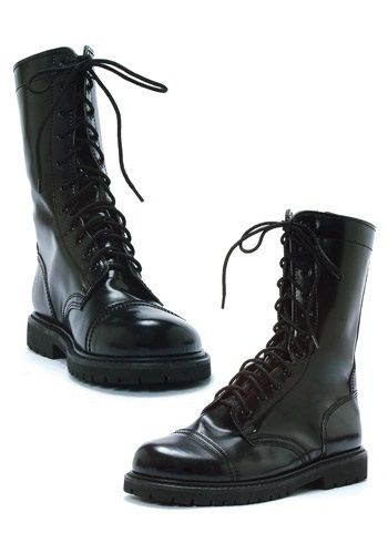 Adult Black Combat Boots#Black, #Adult, #Boots Swat Boots, Punisher Costume, Black Gothic Lace-up Combat Boots, Military Lace-up Boots With Reinforced Toe, Black Military Work Boots With Reinforced Toe, Military Boots With Reinforced Toe In Black, Army Costume, Army Accessories, Black Military Boots