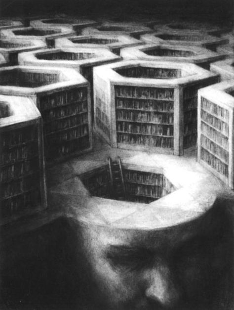 Visual Metaphor, Studio City, Surreal Art, Labyrinth, Architecture Drawing, Dark Art, Dark Fantasy, Antonio Mora Artwork, Surrealism