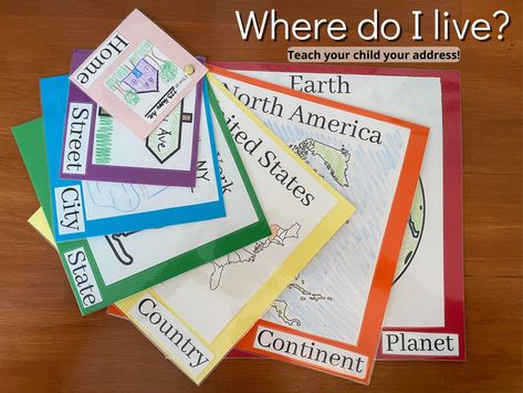 Excited to share the latest addition to my #etsy shop: Where do I live? | Where I live Activity | Learn Your Address | Where in the world do I live? | Address Worksheet | Kids Address Practice https://etsy.me/3xSNzO3 #lifeskill #wheredoilive #whereilive #addresspractic Where Do You Live Preschool Activity, Where Do I Live Preschool Craft, Where Do I Live Activity For Kids, Where Do I Live Free Printable, Where I Live, Learn Address Preschool, Where I Live Activity, Address Activities Preschool, All Around The World Activities For Kids