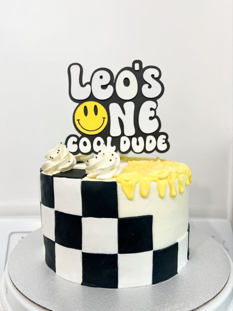 Two Cool Birthday Cake Boy, One Cool Dude Cupcakes, One Cool Dude Birthday Cake, One Happy Dude Smash Cake Ideas, One Cool Dude Cake, One Happy Dude Smash Cake, One Happy Dude Birthday Cake, Happy Dude Cake, One Happy Dude Cake