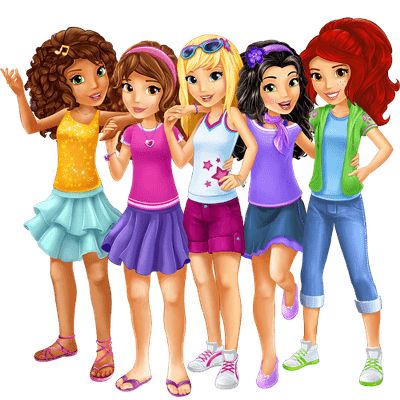 Lego Friends Characters, Lego Friends Cake, Lego Friends Birthday Party, Lego Friends Birthday, Lego Friends Party, Friends Lego, Friends Clipart, Lego Girls, Friends Cake