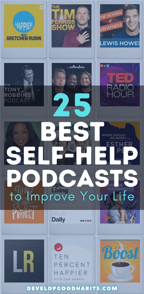 Self help Podcasts to improve your life Best Podcasts 2024, Best Self Help Podcasts, Podcasts For Beginners, Podcasts That Changed My Life, Podcast For Self Improvement, Best Podcasts For Self Improvement, Self Help Podcasts, Growth Podcast, Podcast Ideas