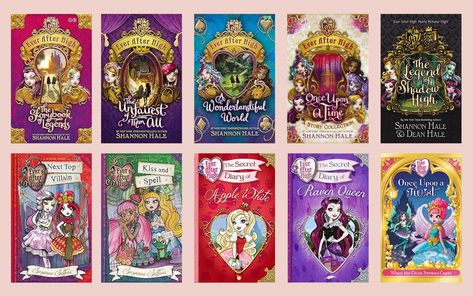 Ever After High Books in Order: Series List by Shannon Hale Ever After High Book Series, Bridgeton Books, Shannon Hale, Grafic Novel, Top Villains, Series List, Popular Book Series, Mermaid Toys, Books To Read Nonfiction