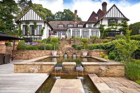 Surrey England, Exquisite Gardens, England Homes, Tudor House, Indoor Swimming Pools, Saint George, Architectural Digest, House Inspo, John Lennon