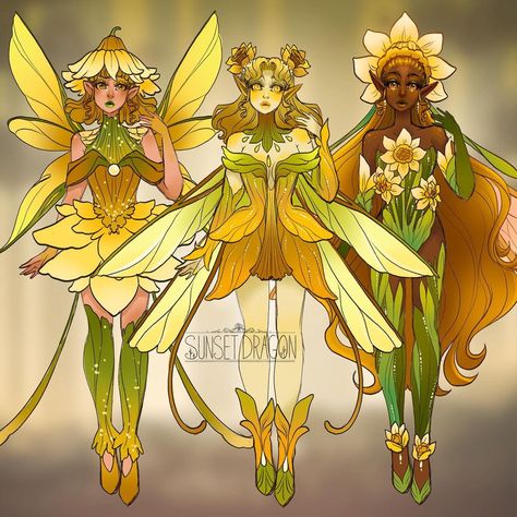 Spring Character, Stylised Character, Vtuber Ideas, Fairy Cosplay, There Is Still Time, Drawing Ideas List, Spring Fairy, Oc Stuff, Character Model Sheet