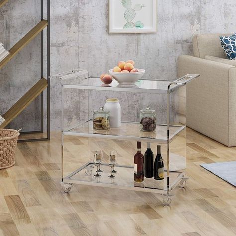 Acrylic furniture is in high demand these days and for good reason. Acrylic furniture products are very durable, easy to clean and UV resistant which Acrylic Furniture Design, Acrylic Bar Cart, Metal Bar Cart, Acrylic Bar, Bar Trolley, Glass Bar Cart, Acrylic Furniture, Beverly Hills Hotel, Tempered Glass Shelves