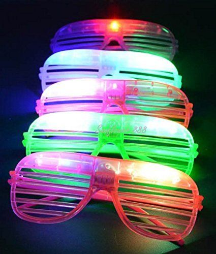 Glow Glasses, Led Sunglasses, Glowing Glasses, Shutter Shades, Glow Party Supplies, On Off Button, Rave Party, Party Sunglasses, Glow Party