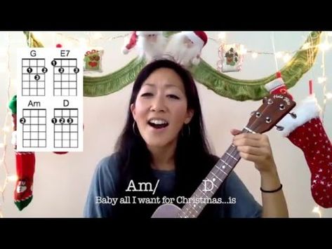 Ukulele Christmas Songs, Christmas Ukulele Songs, Christmas Ukulele, Ukulele Videos, Beginner Ukulele, Ukelele Chords Ukulele Songs, Chords Ukulele, Kala Ukulele, Play Ukulele