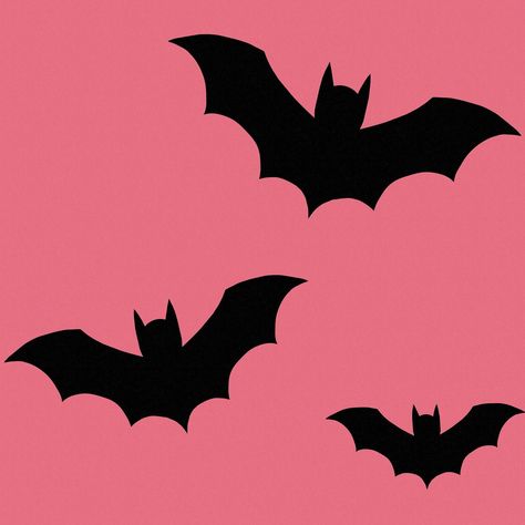 My halloween bats print now comes in pink and other colour options too. 🦇 Bat Painting Easy, Bat Painting, Halloween Bats, Other Colors, Color Options, Bat, Halloween, Art