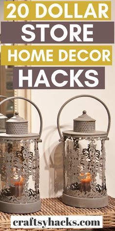 Dollar Store Home Decor, Diy Farmhouse Ideas, Dollar Tree Hacks, Dollar Store Diy Projects, Dollar Store Hacks, Decor Hacks, Diy Dollar Tree Decor, Home Decor Hacks, Dollar Tree Decor