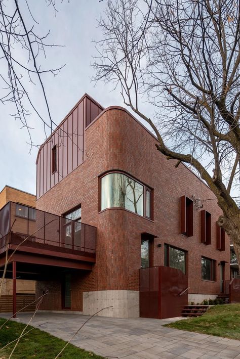 Masonry Work, Reclaimed Brick, Streamline Moderne, Art Deco Movement, Urban Fabric, Social Housing, Sopot, Of Montreal, Brick Building