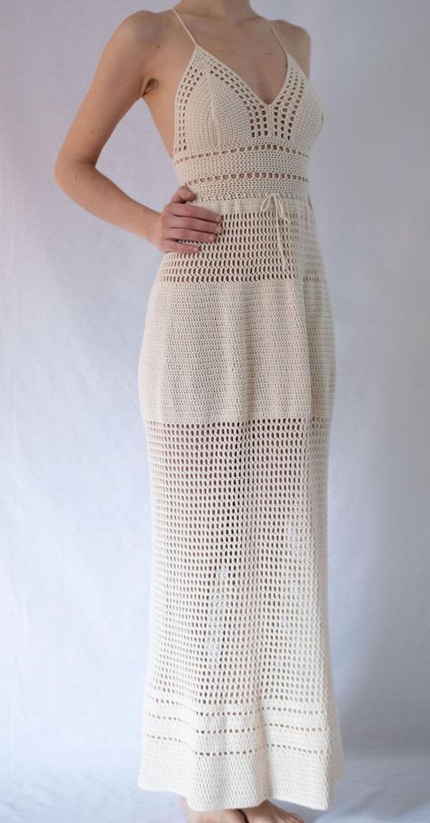 71a58e8cb75904f24cde464161c3e766desc35682102ri Crochet Long Dresses, Crochet Jumper Pattern, Crochet Dress Pattern Free, Crochet Wedding Dresses, Crochet Maxi Skirt, Crochet Skirt Pattern, Crochet Skirts, Dress Patterns Free, Crochet Wedding