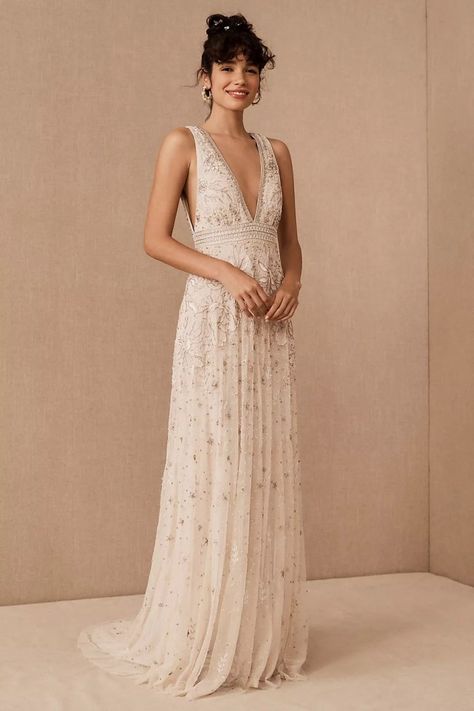 Bhldn Wedding Dress, Neck Wedding Dress, Vintage Inspired Wedding, Tulle Wedding Dress, Lace Gown, Wedding Dresses Simple, Boho Wedding Dress, Bridal Outfits, Simple Weddings