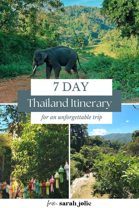 7 day Thailand Itinerary Thailand Destinations, Thailand Travel Destinations, Thailand Itinerary, Thailand Vacation, Thailand Travel Tips, Thailand Travel Guide, Visit Thailand, Travel Destinations Asia, Asia Travel Guide