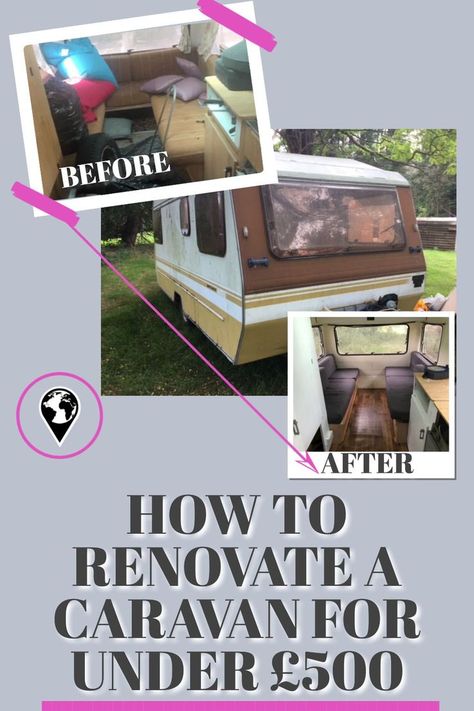 Renovating Rv, Caravan Renovation Diy, Diy Caravan, Small Caravans, Touring Caravan, Caravan Renovation, Marine Plywood, The Caravan, Vintage Caravan