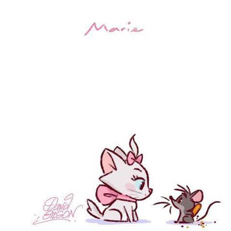 David Gilson, Chibi Disney, Disney Mignon, Disney Doodles, Disney Cuties, Animation Disney, Kawaii Disney, The Aristocats, Cute Disney Drawings