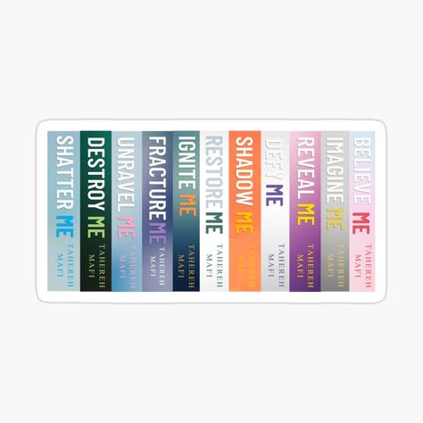 Shatter Me Stickers Printable, Shatter Me Stickers, Shatter Me Book Series, Playlist Template, Shatter Me Book, Me Stickers, Book Journaling, Book Stickers, Shatter Me Series