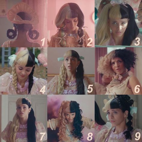 Melanie Martinez Hairstyles, Melanie Martinez Makeup, Melanie Martinez Style, Melanie Lynskey, Melanie Martinez Lyrics, Bow Season, Melanie Laurent, Melanie Martinez Photography, Split Dyed Hair