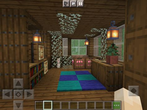 Minecraft Spruce Interior Design, Spruce Bedroom Minecraft, Minecraft Cottage Interior Bedroom, Minecraft Cherry Bedroom, Minecraft Bedroom In Real Life, Bedroom Minecraft, Minecraft Bedroom, Bohemian Bedroom Decor, Bohemian Bedroom