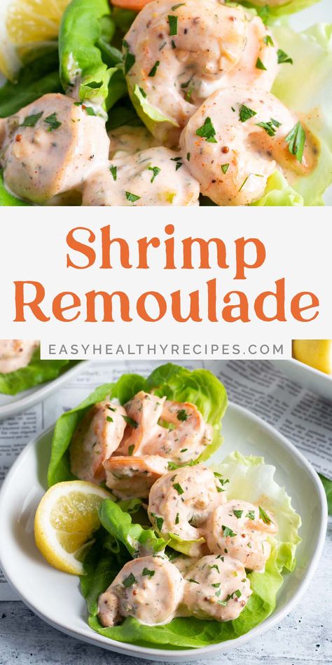 Shrimp Remoulade Salad, Shrimp Salad Recipes Lettuce, Seafood Tacos, Shrimp Remoulade, Keto Shrimp Recipes, Shrimp Salad Recipes, Remoulade Sauce, Seafood Recipes Healthy, Classic Appetizers