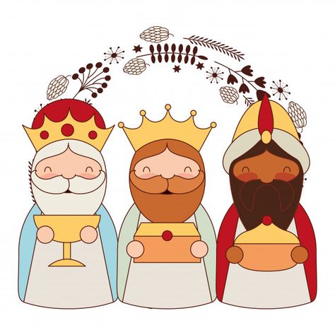 Feliz epifanía relacionada Vector Premiu... | Premium Vector #Freepik #vector #navidad #oro #regalo #corona Roi Mage, Cute Christmas Wallpaper, Three Wise Men, Animal Cookies, Felt Pattern, Navidad Christmas, Wise Men, Christmas Drawing, Christmas Clipart