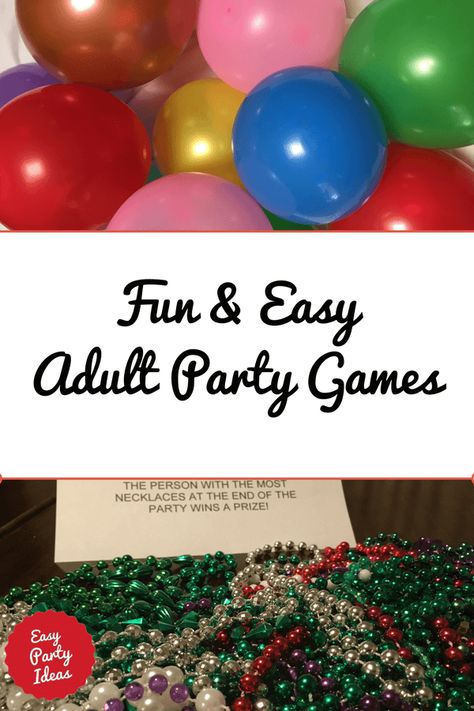 List of fun and easy Adult Party Fun Game Ideas  | Easy Party Ideas and Games | #partyideas #easypartyideas #adultpartygames Fun Quick Games For Adults, Fun Party Games For Adults Hilarious Minute To Win It, Birthday Party Ice Breaker Games, Dinner Party Ice Breaker Games, Active Adult Party Games, Ice Breaker Party Games, Games With Prizes For Adults, Fun Money Games For Adults, Sit Down Games For Adults