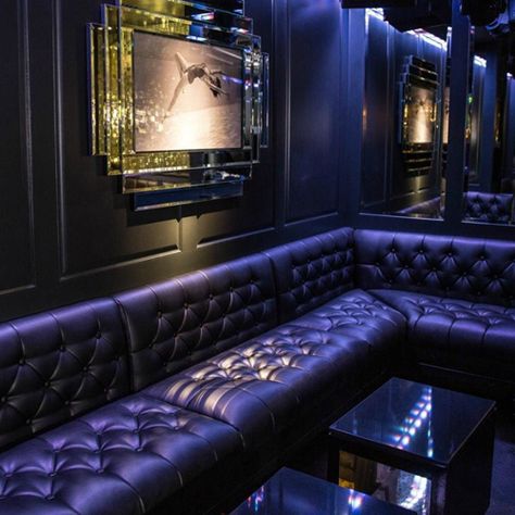 2&8 Club (basement lounge club below Morton's) - London Basement Lounge, Members Club, Lounge Club, Vip Lounge, Vip Room, Apartment Office, Modern Couch, Private Room, Lounge Areas