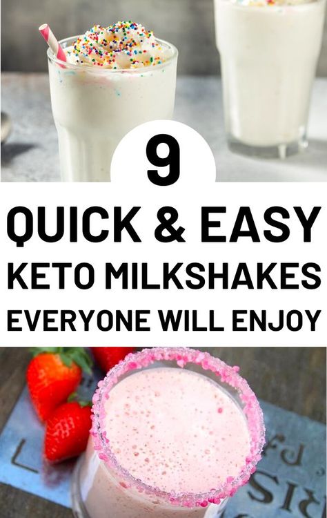 Looking for easy keto friendly milkshakes that are easy to make and taste delicious? Try these sugar free milkshakes! Including keto milkshake with ice cream and almond milk keto shakes. Milkshake With Ice Cream, Almond Milk Drinks, Keto Protein Shakes, Keto Milkshake, Low Carb Shakes, Low Carb Milk, Sugar Free Ice Cream, Keto Shakes, Keto Smoothie Recipes