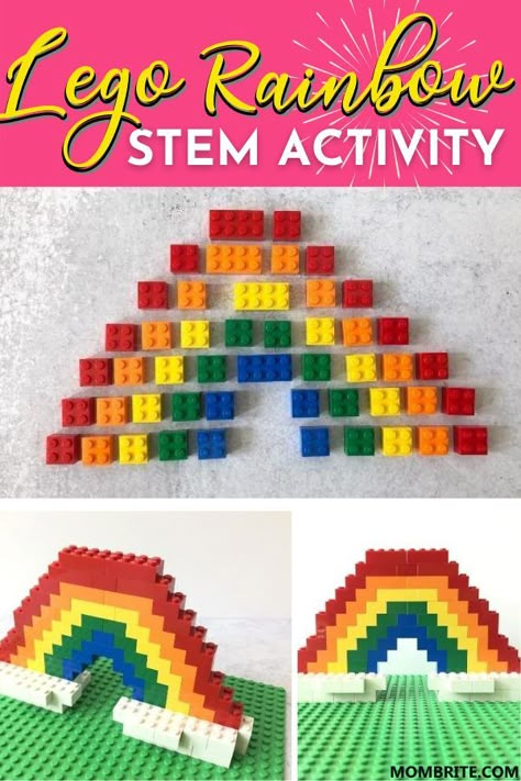 Lego Shapes Ideas, Lego Learning Activities Preschool, Easy Legos To Build, Simple Lego Ideas To Build, Lego Activities For Kindergarten, Easy Lego Builds For Kids, Classroom Recipes For Kids, Lego Ideas To Build Instructions, Lego Instructions Step By Step