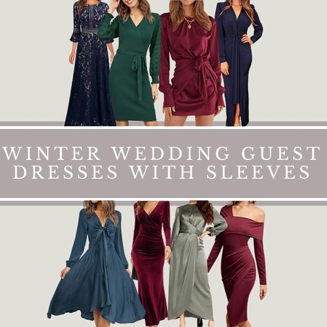 Affordable winter wedding guest dresses from amazon! #fashion #amazonshopping #amazonfashionfinds #weddingguestdress #affordablefashion Winter Wedding Guest Dress Amazon, Winter Wedding Guest Dresses, Dresses From Amazon, Curvy Wedding, Winter Wedding Outfits, Winter Wedding Guest, Winter Wedding Guest Dress, January Wedding, Winter Wedding Guests