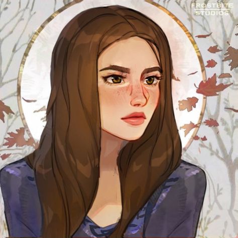 Brunette Princess Art, Taryn Duarte Fanart, Oc With Brown Hair, Brunette Character Design, Brown Haired Character, Taryn Duarte, Victorian Character Design, Frostbite Studios, Female Book Characters