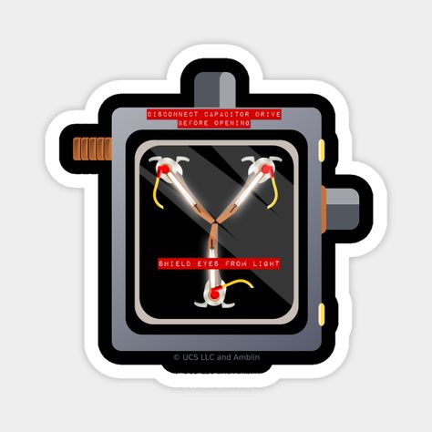 A vector illustration of the flux capacitor, Doc Emmett Brown's invention that makes time travel possible. A design for fans of the Back to the Future film trilogy series. This is the key part of the Delorean car time machine. -- Choose from our vast selection of magnets to match with your desired size to make the perfect custom magnet. Pick your favorite: Movies, TV Shows, Art, and so much more! Available in two sizes. Perfect to decorate your fridge, locker, or any magnetic surface with. Delorean Car, Emmett Brown, Delorean Time Machine, Flux Capacitor, Doc Brown, Travel Movies, Marty Mcfly, Time Machine, Dad Mug