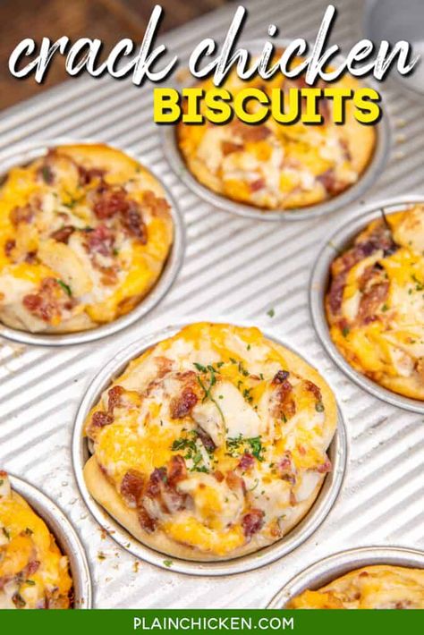 Chicken And Pillsbury Biscuits, Meals To Make With Biscuits, Using Biscuits In Recipes, Biscuit Cups Muffin Tins, Chicken And Grands Biscuits, Chicken And Canned Biscuits, Grands Biscuit Appetizer Recipes, Chicken Pillsbury Biscuit Recipes, Biscuit And Chicken Recipes