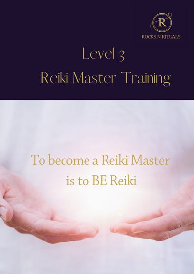 To become a Reiki Master is to learn to BE Reiki. By progressing to Level 3 you are showing a determination and focus to make Reiki a part of your life. This level of training encompasses the requirement for you to demonstrate your commitment to Reiki by practising, keeping a journal of your practice, meditating and attending Reiki training sessions before you attend for the attunement day. As always you will have a period of 21 day self healing after the attunement. ​ Reiki Master Attunement, Reiki Training, One To One, Chakra System, Keeping A Journal, Body Energy, Wheel Of Life, Meditation Techniques, Reiki Master