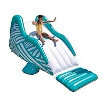 Pool Waterslide, Backyard Parties, Backyard Adventure, Inflatable Slide, Room Garden, Active Play, Backyard Spaces, Kids Gift Guide, Backyard Party