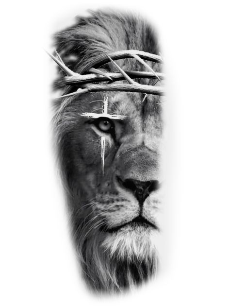 Crown Of Thorns Tattoo, Thorns Tattoo, Religion Tattoos, Thorn Tattoo, Black And White Lion, Crown Tattoo, Crown Of Thorns, Family Tattoos, Arm Tattoos For Guys