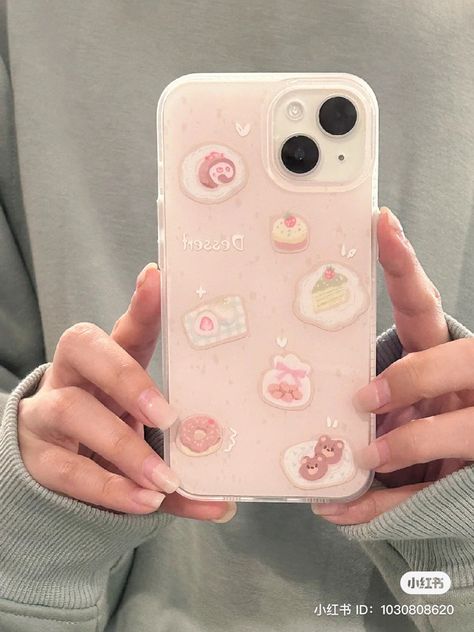 Phonecase Aesthetic, Light Pink Aesthetic, Mobile Phone Case Diy, Korean Phone Cases, Frames Diy Crafts, Diy Phone Case Design, Girly Phone Cases, Diy Iphone Case, Iphone Obsession