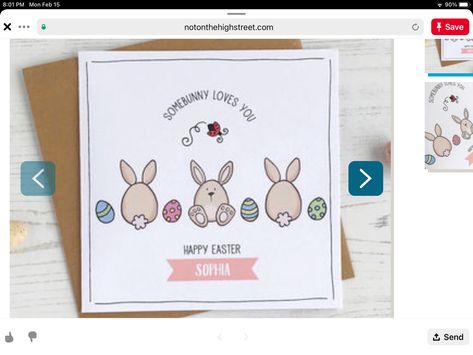 Easter Cards For Children, Easter Card Ideas Handmade, Bunny Cards Handmade, Easter Cards Handmade Watercolor, Easter Watercolors, Easter Cards Ideas, Watercolor Easter Cards, Homemade Easter Cards, Cute Easter Cards