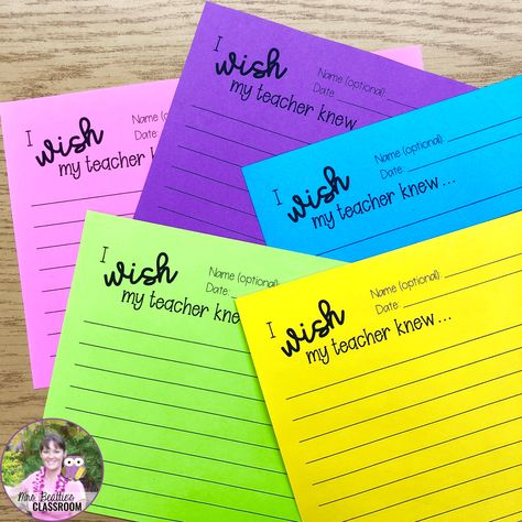 What I Wish My Teacher Knew About Me, I Wish My Teacher Knew Activity, What I Wish My Teacher Knew, Things I Wish My Teacher Knew, I Wish My Teacher Knew, Emotional Support Classroom, Health Classroom, Teacher Self Care, Health Teacher