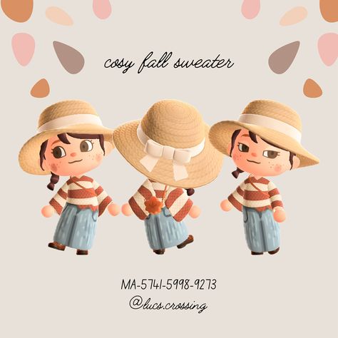 Cottagecore Clothes Animal Crossing, Acnh Mushroom Dress, Acnh Fall Codes Clothes, Acnh Hats Codes, Animal Crossing Sweater Codes, Acnh Pajama Design, Acnh Nook Phone Case Design, Animal Crossing Autumn Island, Pashmina Animal Crossing