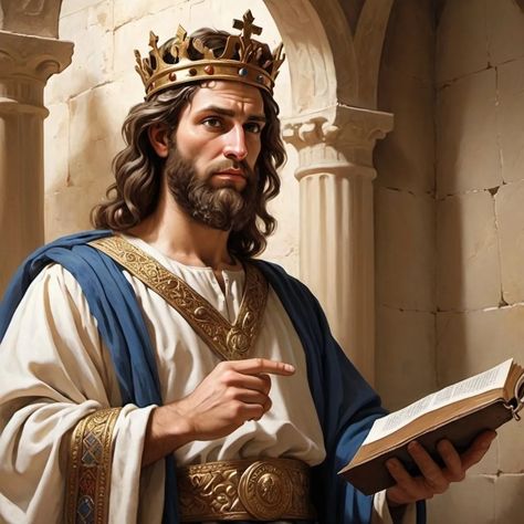 Realistic depiction of Adult King David from the Bib... King David Bible Pictures, David From The Bible, King David Bible, David In The Bible, Simbang Gabi, Boxing Outfit, David Bible, Elizabeth Kubler Ross, Boxing Clothes